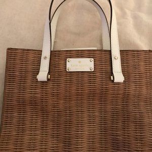 Kate Spade Straw Shoulder Bag
